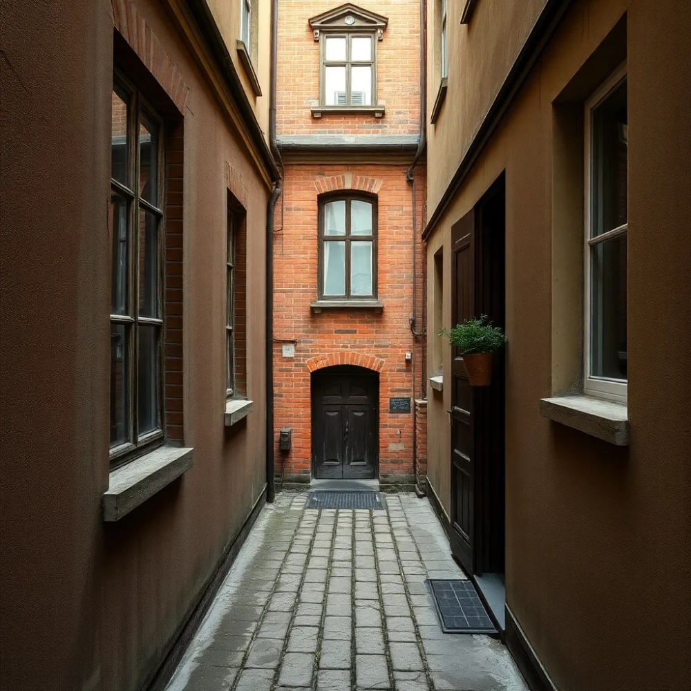 Mieszkanie w oficynie co to znaczy