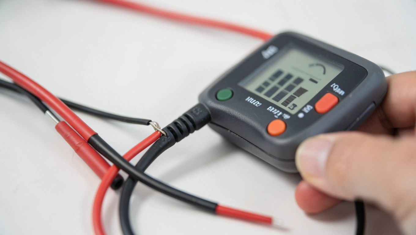 Pomiar ciągłości przewodów multimetrem bez prądu