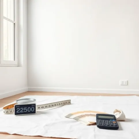 koszt malowania mieszkania 60m2